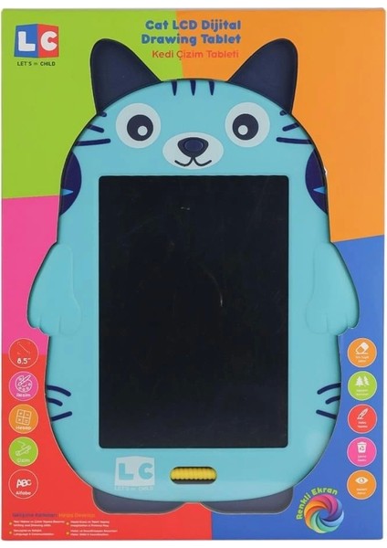Nessiworld LC-31070 Kedi Çizim Tableti 8.5 Inç