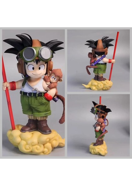 Süper Saiyan Uçuş Elbisesi Orijinal Renk Goku 26CM (Yurt Dışından)
