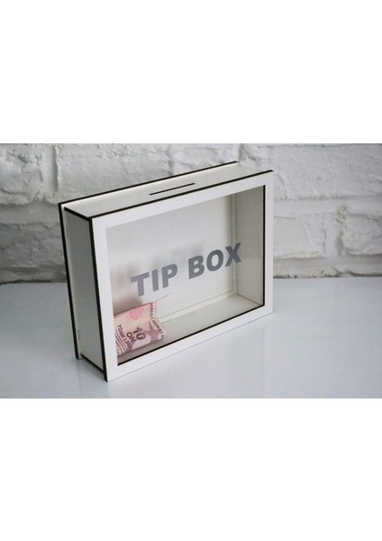 Ahşap Özel Yapım Beyaz Tıp Box- Kumbara modelleri