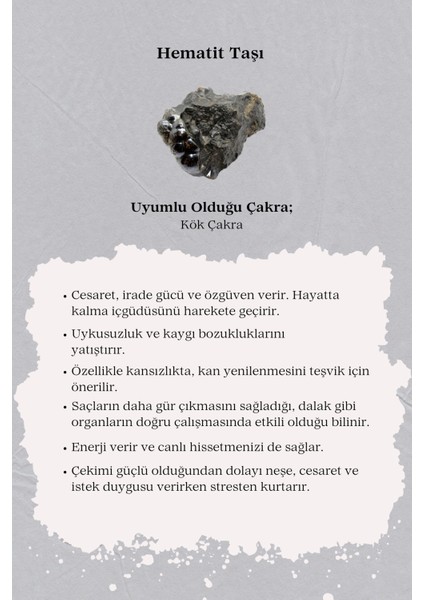 Kalın Hematit Doğal Taş Bileklik Kök Çakra Denge Pozitif Enerji Zenginlik Taşı indirimleri