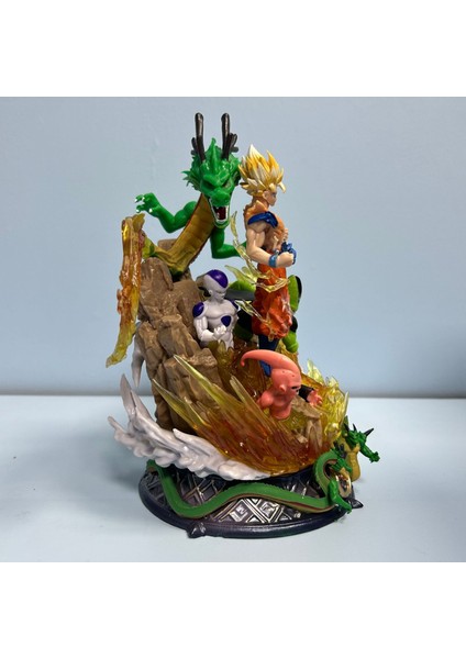 Dragon Ball Saiyan Gk6. Yıl Dönümü Goku Sarufree Sabuu Sahne Heykeli 20CM (Yurt Dışından) fırsatları