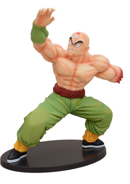Dragon Ball Gk Çömelen Kolsuz Tien Shinhan 25CM (Yurt Dışından)