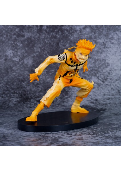 Naruto Six Paths Sage Modu Kuyruklu Canavar Naruto Çömelen 16CM (Yurt Dışından)
