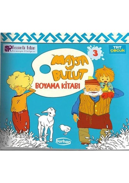 Trt Çocuk Maysa ve Bulut Boyama Kitabı 3