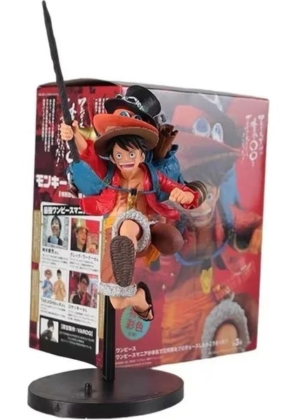One Piece Sırt Çantası Luffy Karakter Modeli 18CM (Yurt Dışından)