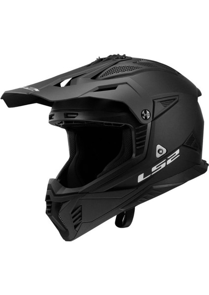 Fast 2 Mat Siyah Motosiklet Kask ( L ) Beden