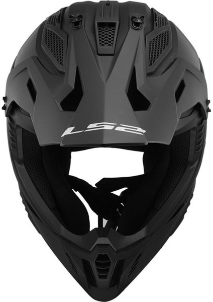 Fast 2 Mat Siyah Motosiklet Kask ( L ) Beden