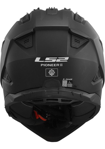 Fast 2 Mat Siyah Motosiklet Kask ( L ) Beden
