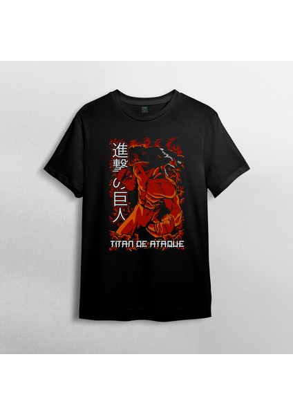 Attack On Titan Eren Jaeger_ %100 Pamuklu Bisiklet Yaka T-Shirt Model 15 fiyatları