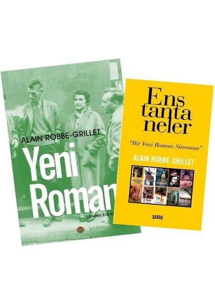 Alain Robbe Grillet Seti 2 Kitap Takım
