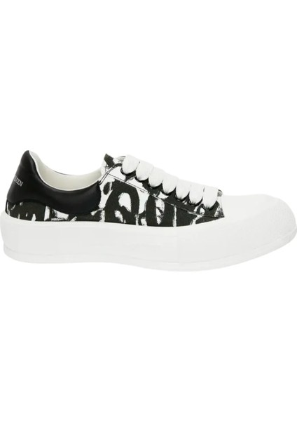 Plimsoll ‘geaffiti’ Leather Sneakers