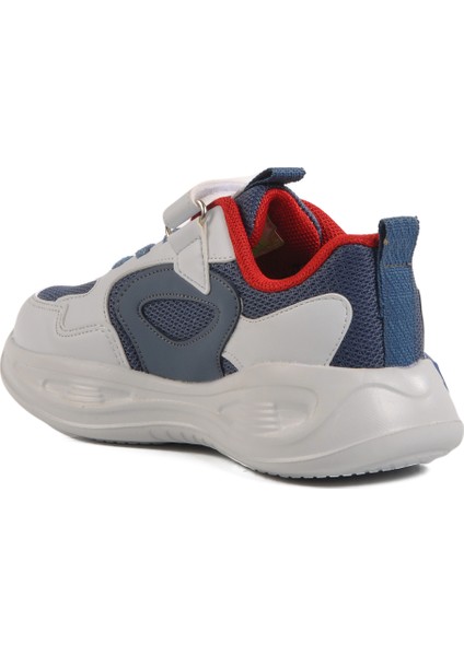 Beyaz Cırtlı Hafif Erkek Çocuk Spor Ayakkabı 1890 P fırsatları