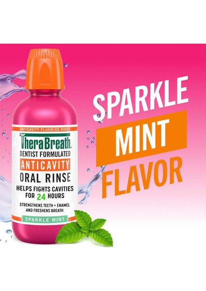 Anticavity Sparkle Mint Ağız Çalkalama Suyu 473 ml