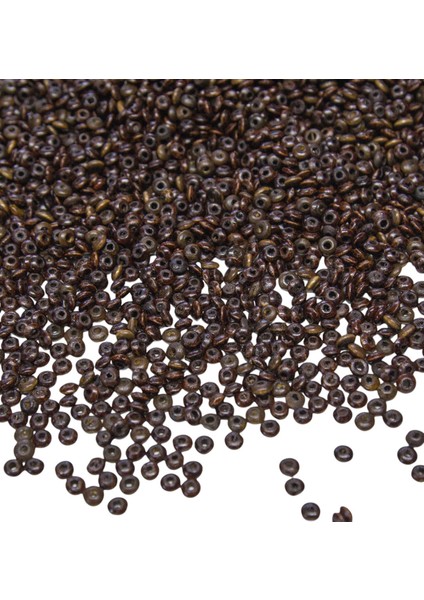 6 mm Aladdin Kahve Rengi Orta Boy Mercimek Ahşap Boncuk 50 Gr