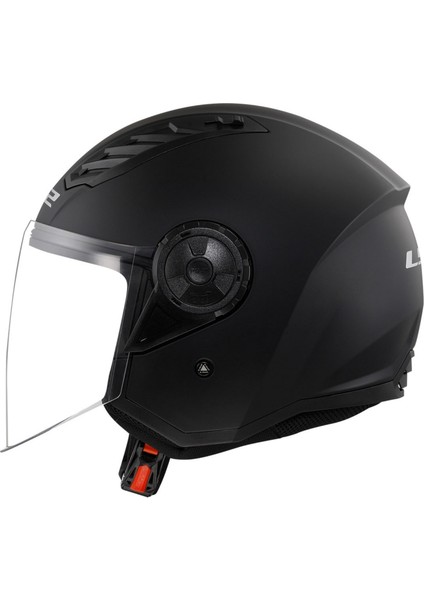 Airflow 2 Mat Siyah Motosiklet Kask ( L ) Beden