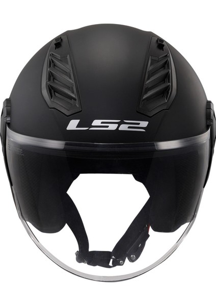 Airflow 2 Mat Siyah Motosiklet Kask ( L ) Beden