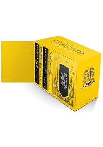 Harry Potter Hufflepuff House Editions Hardback Box Set: J.k. Rowling Hardback Box