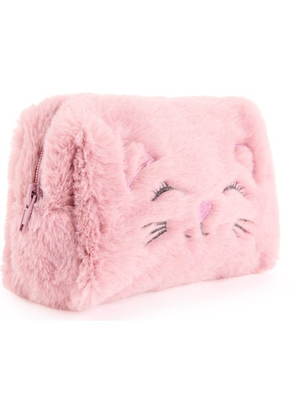 Rabbit Desenli Peluş Kalemlik - Pembe - 22X12 cm modelleri