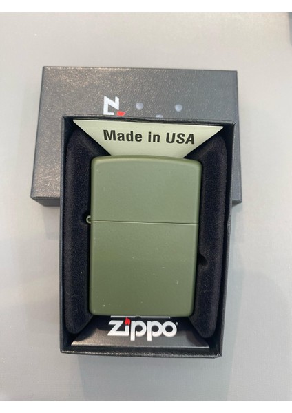 Zıppo Çakmak 221 Reg Green Matte Haki 2 Numara