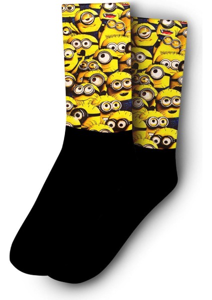 Minions - Minyonlar Toplu ve Kalabalık Çorap - Unisex fiyatları