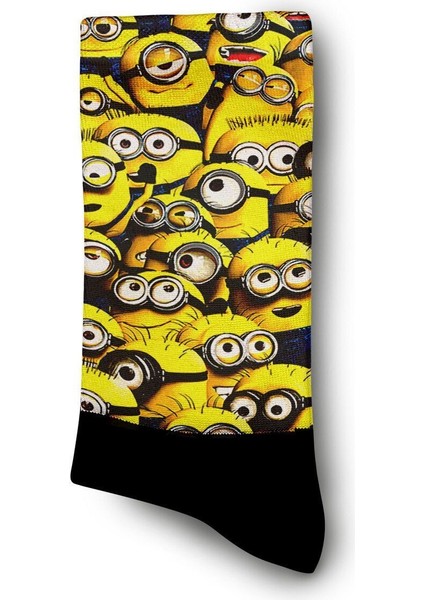 Minions - Minyonlar Toplu ve Kalabalık Çorap - Unisex modelleri