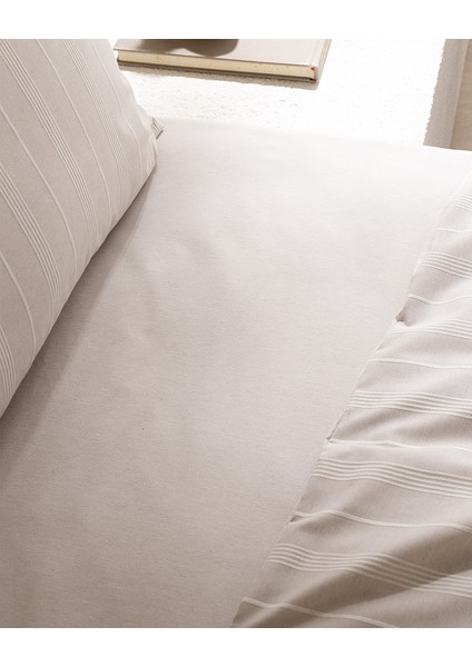 Amelia Çift Kişilik Pamuklu Armürlü Nevresim Takımı - Taş fırsatları