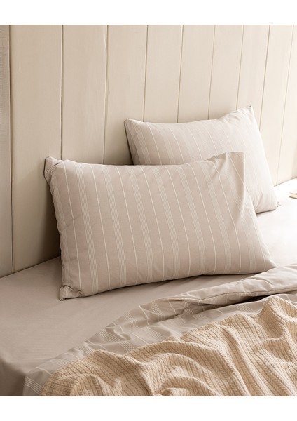 Amelia Çift Kişilik Pamuklu Armürlü Nevresim Takımı - Taş indirimleri