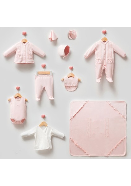 Kız 0-3 Ay Fiyonklu 10'lu Set