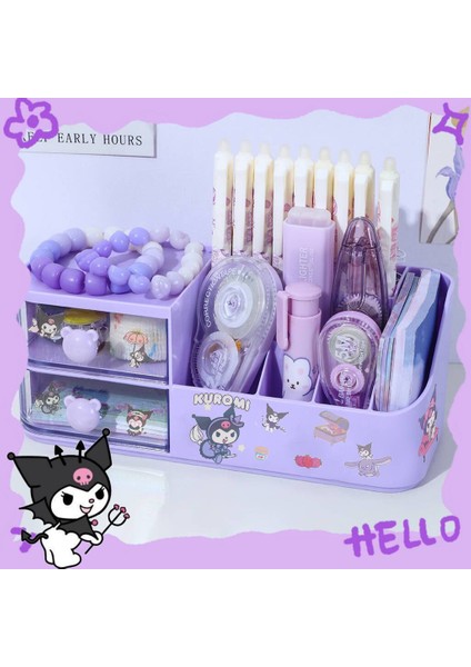 Kalemlik Düzenleyici Ofis Çok Fonksiyonlu Kırtasiye Rafı Akrilik Çekmece Tipi (Yurt Dışından)