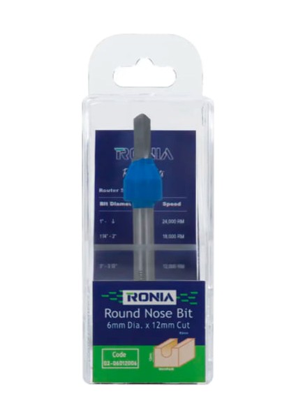 Ahşap Freze Bıçağı 02-06012006 Yuvarlak U Derz Kanal Açma Freze Ucu Sap 6 mm fiyatları