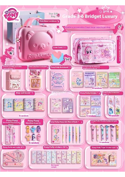 Kuromi Melodi Kırtasiye Seti Okula Başlangıç Için Yüksek Değerli Çocuk Hediye Kutusu Öğrenme Kırtasiye Hediye Paketi (Yurt Dışından)