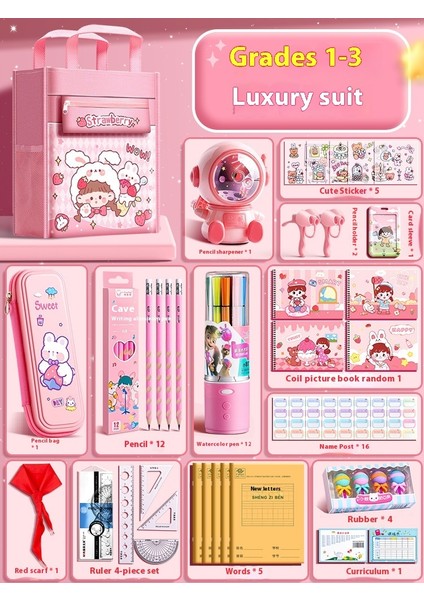 Kırtasiye Hediye Seti Ilkokul Hediye Seti Çocuk Okul Malzemeleri (Yurt Dışından)