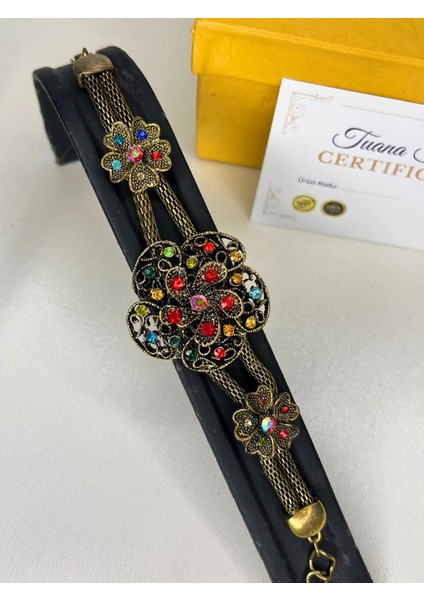 Büyük Taşlı Antika Bileklik Vintage fırsatları