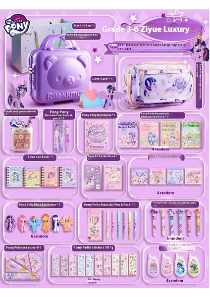 Kuromi Melodi Kırtasiye Seti Okula Başlangıç Için Yüksek Değerli Çocuk Hediye Kutusu Öğrenme Kırtasiye Hediye Paketi (Yurt Dışından)