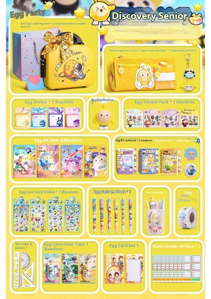 Erkek ve Kız Ilkokul Öğrencileri Okula Başlama Kırtasiye Hediye Seti Hediye Paketi Okula Hazırlık Çocuk Okul Malzemeleri (Yurt Dışından)