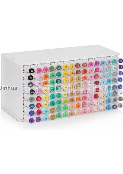 Markör Düzenleyici Eğik Uçlu Kalemlik Çekmeceli Kalem Kutusu (Yurt Dışından)