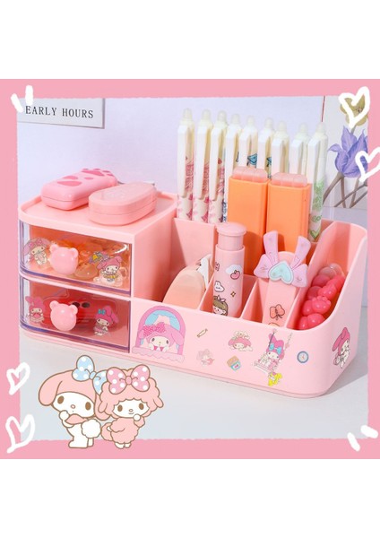 Kalemlik Düzenleyici Ofis Çok Fonksiyonlu Kırtasiye Rafı Akrilik Çekmece Tipi (Yurt Dışından)