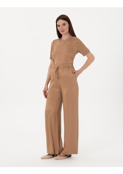 Kadın Kahverengi Comfort Fit Bluz 50301143-VR029 fırsatları