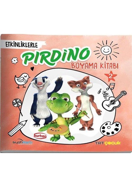 Trt Çocuk Etkinliklerle Pırdino Boyama Kitabı 2