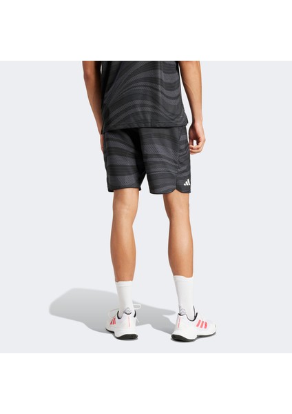 Club Climacool Graphic Erkek Gri Tenis Şortu.-