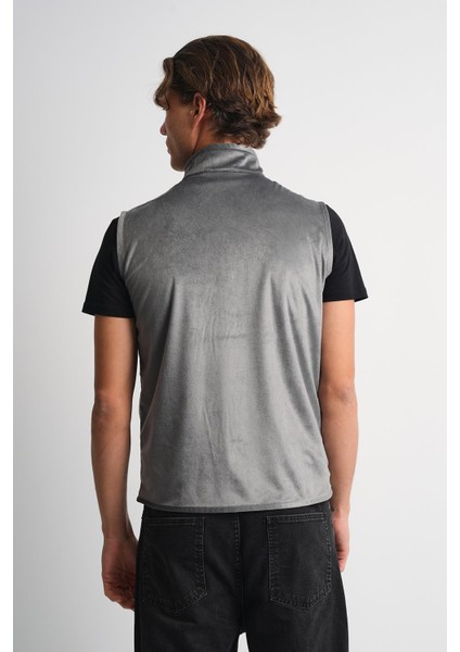 Alexandergardı Dik Yaka Fermuarlı Yandan Cepli Kolsuz Yelek modelleri