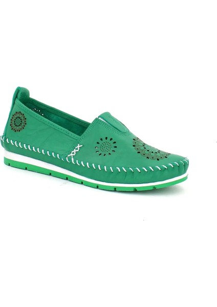 Hakiki Deri Günlük Kadın Babet Ayakkabı TRC116-0065