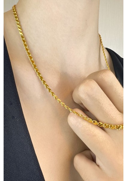 14 Ayar Altın Orta Kalın Halep Pullu Zincir fiyatları