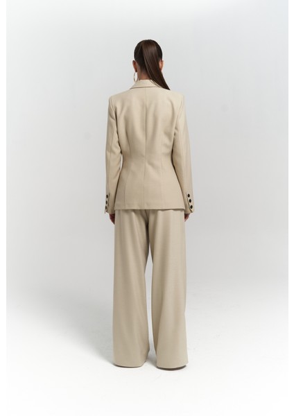 Halvyn Dar Kesim Blazer Olive Green Takım indirimleri