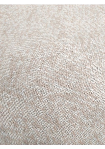 Pamuklu Kaymaz Alaca Maxi Boy Kolları Kapatan Koltuk Örtüsü (170 x 320)-BEJ