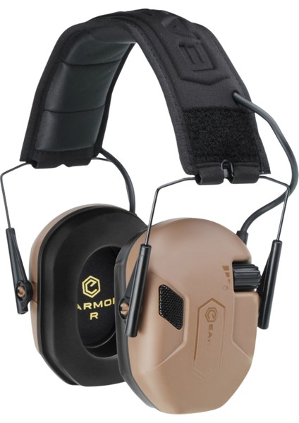 Earmor M300A Elektronik Atış Kulaklığı Kulak Koruması (Coyote Brown) Kahverengi M300A-CB