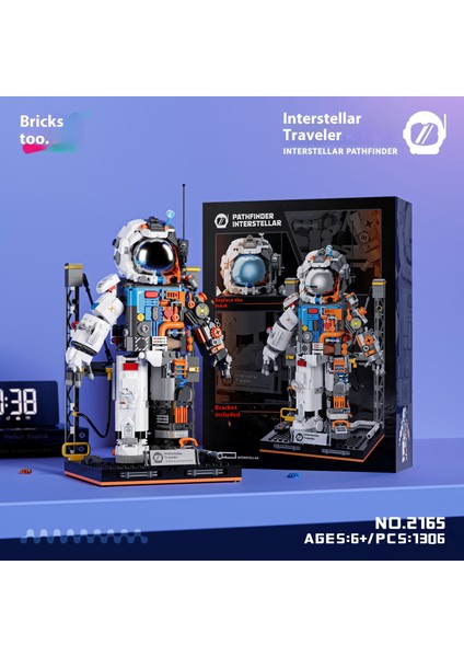 Yeni Uzay Uydusu Astronot Blok Modeli Çocuk Eğitici Oyuncaklar (Yurt Dışından)