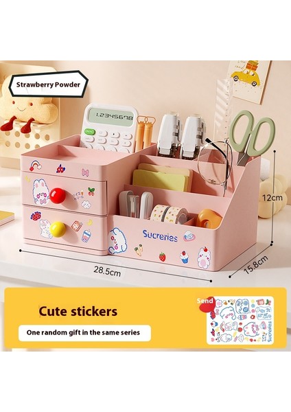 Kırtasiye Kozmetik Düzenleme Rafı Saklama Kutusu Ofis Yatakhane Masası Çeşitli Saklama Dolabı (Yurt Dışından)