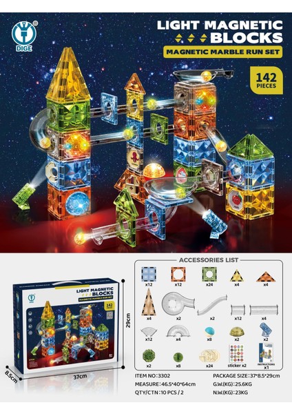 Çocuk Eğitici Montaj Parça Tumbler Blokları Bulmaca Dıy Patchwork Oyuncaklar (Yurt Dışından)