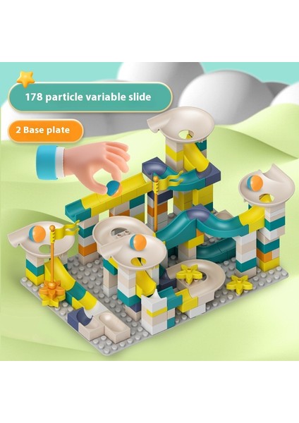 Çocuk Eğitici Montaj Parça Tumbler Blokları Bulmaca Dıy Patchwork Oyuncaklar (Yurt Dışından)